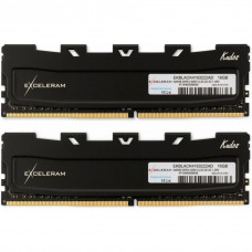 Оперативная память Exceleram 16 GB (2x8GB) DDR4 3200 MHz Black Kudos (EKBLACK4163222AD)