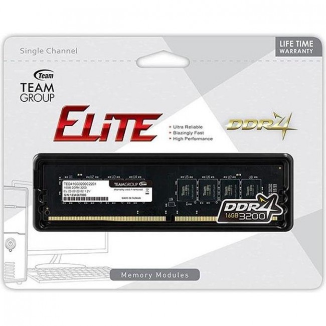 TEAM 16 GB DDR4 3200 MHz Elite (TED416G3200C2201)