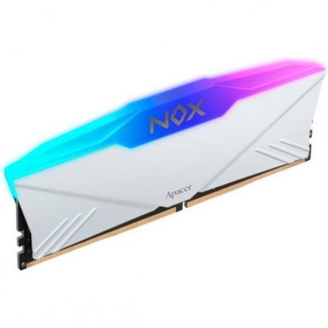 Apacer 16 GB (2х8GB) DDR4 3200 MHz NOX RGB White (AH4U16G32C28YNWAA-2)