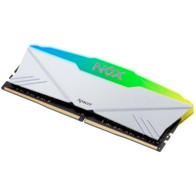 Apacer 16 GB (2х8GB) DDR4 3200 MHz NOX RGB White (AH4U16G32C28YNWAA-2)
