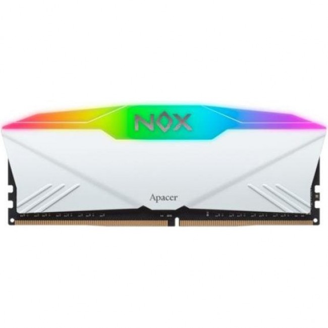 Apacer 16 GB (2х8GB) DDR4 3200 MHz NOX RGB White (AH4U16G32C28YNWAA-2)