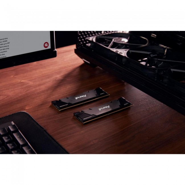 Kingston FURY 16 GB (2x8GB) DDR4 3200 MHz Renegade Black (KF432C16RB2K2/16)