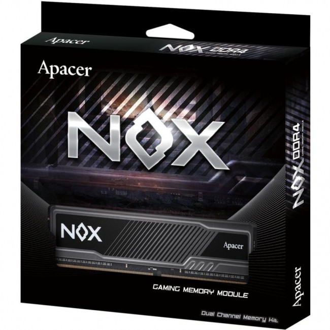 Apacer 16 GB (2х8GB) DDR4 3600 MHz NOX (AH4U16G36C25YMBAA-2)