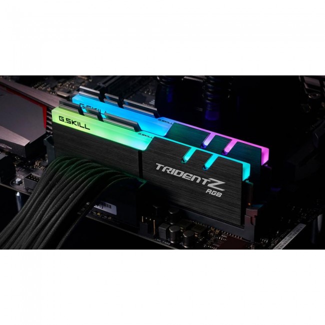 G.Skill 16 GB (2x8GB) DDR4 3600 MHz Trident Z RGB For AMD (F4-3600C18D-16GTZRX)