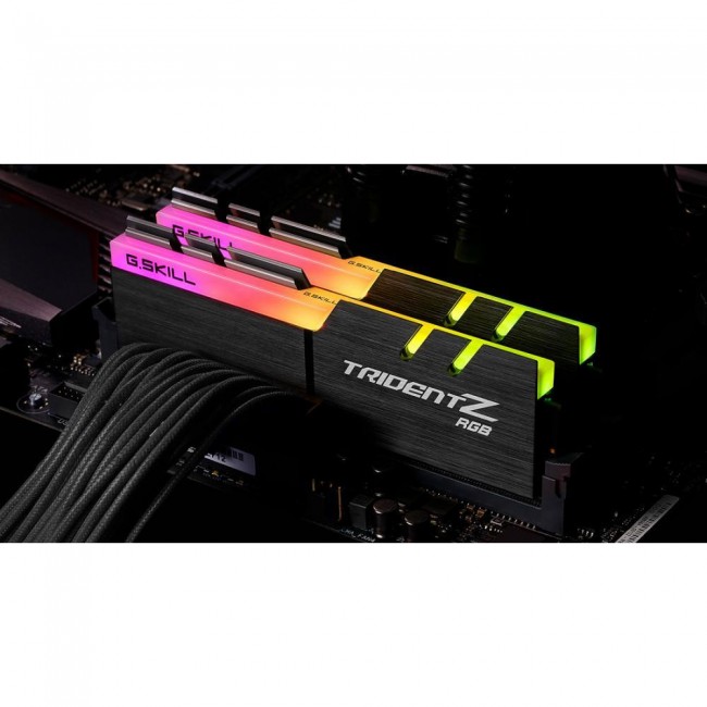 G.Skill 16 GB (2x8GB) DDR4 3600 MHz Trident Z RGB For AMD (F4-3600C18D-16GTZRX)