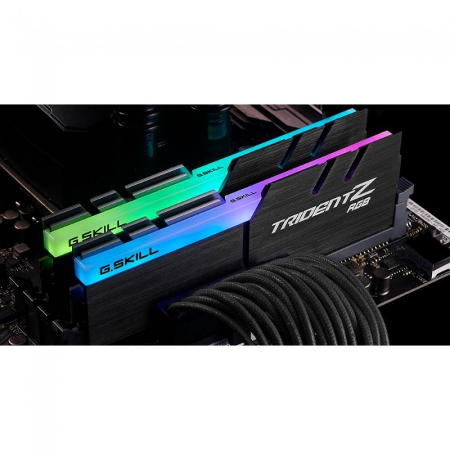 G.Skill 16 GB (2x8GB) DDR4 3600 MHz Trident Z RGB For AMD (F4-3600C18D-16GTZRX)