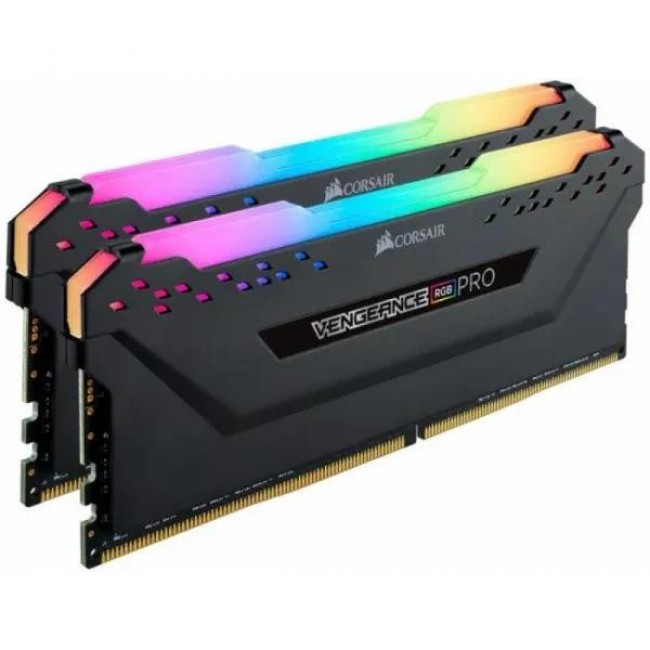 Corsair 16 GB (2x8GB) DDR4 3600 MHz Vengeance RGB Pro Black (CMW16GX4M2D3600C18)