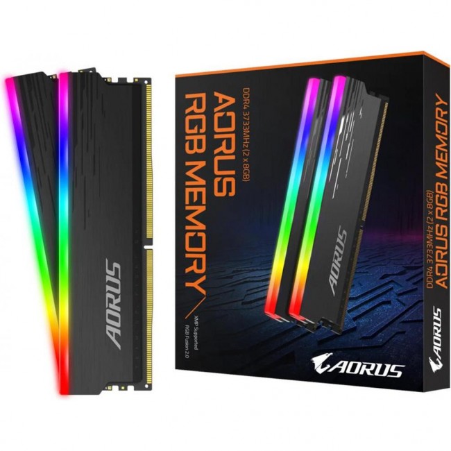 GIGABYTE 16 GB (2x8GB) DDR4 3733 MHz AORUS RGB (GP-ARS16G37)