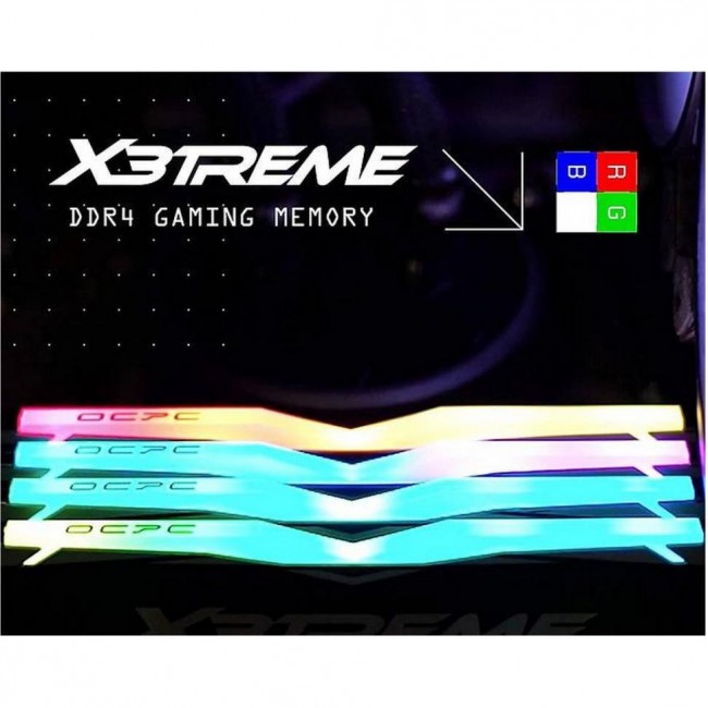OCPC 16 GB (2x8GB) DDR4 4000 MHz X3 RGB Black Label (MMX3A2K16GD440C19BL)