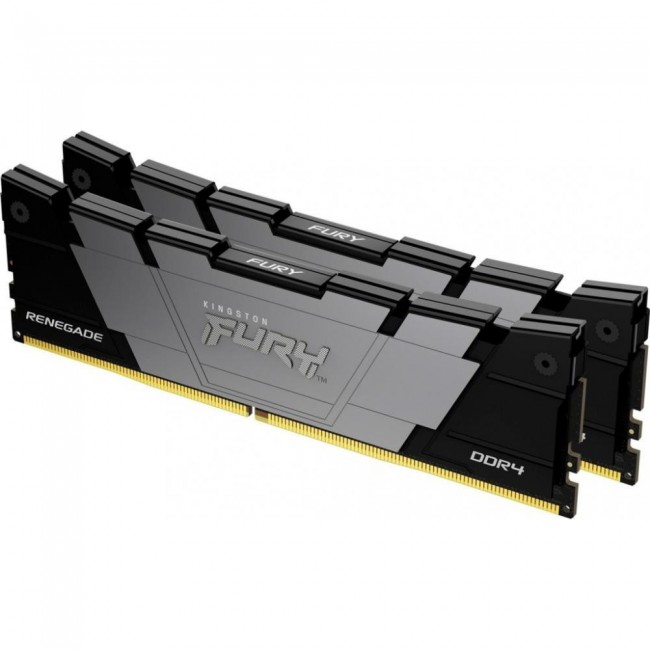 Kingston FURY 16 GB (2x8GB) DDR4 4800 MHz Renegade Black KF448C19RB2K2/16