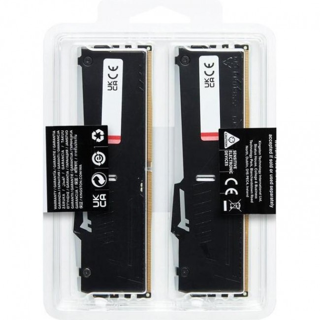 Kingston FURY 16 GB (2x8GB) DDR5 5200 MHz Beast RGB (KF552C40BBAK2-16)