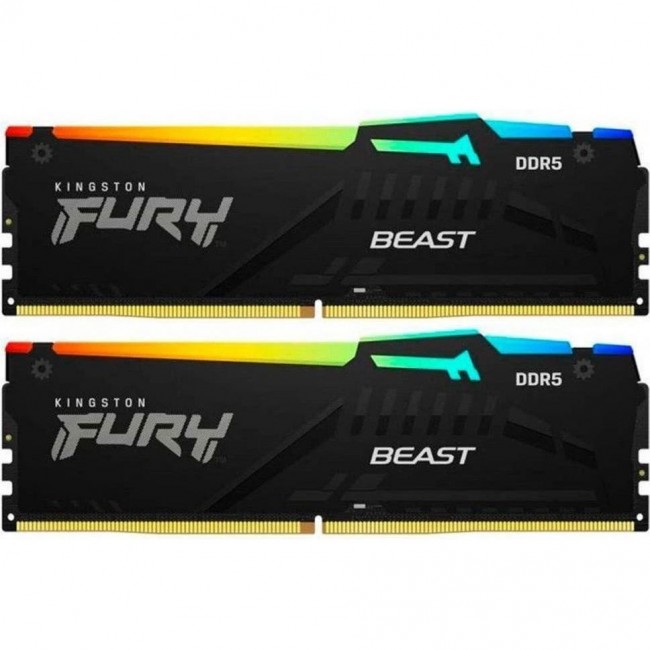 Kingston FURY 16 GB (2x8GB) DDR5 5200 MHz Beast RGB EXPO (KF552C36BBEAK2-16)