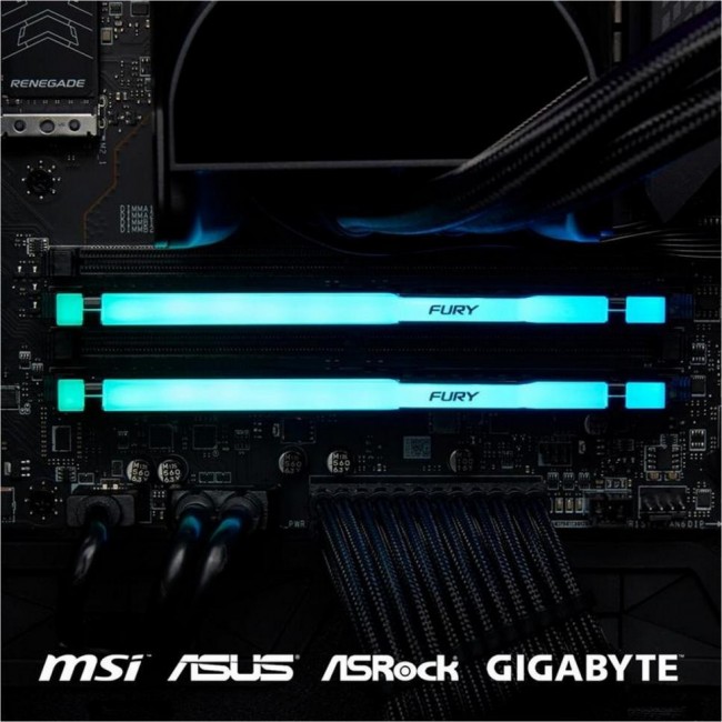 Kingston FURY 16 GB (2x8GB) DDR5 5200 MHz Beast RGB EXPO (KF552C36BBEAK2-16)