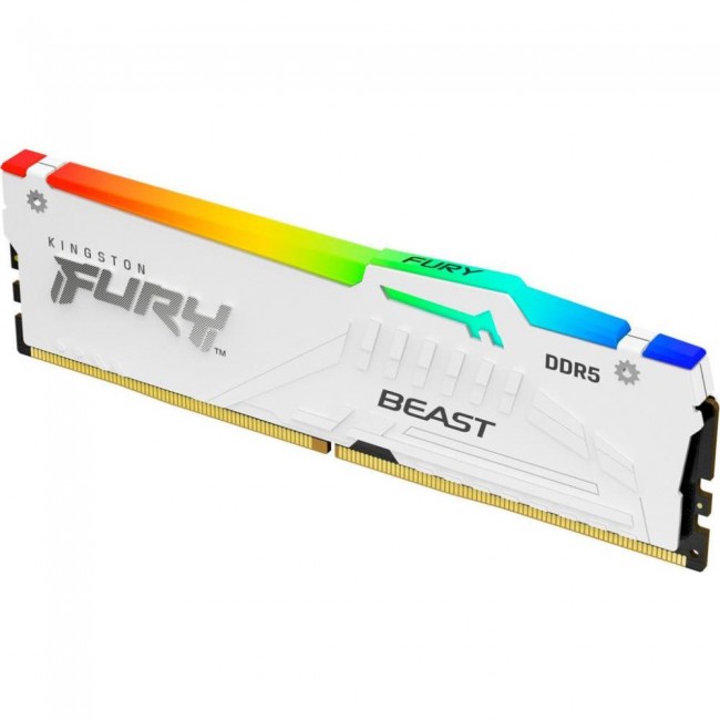 Kingston FURY 16 GB DDR5 5200 MHz Beast RGB EXPO White (KF552C36BWEA-16)