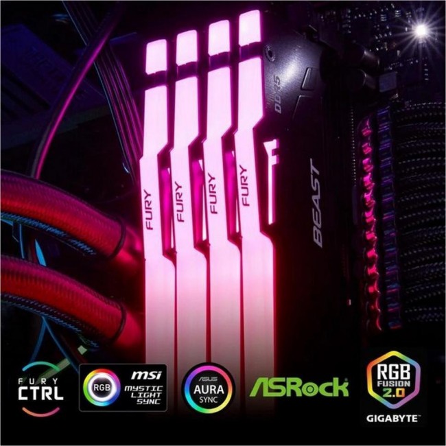 Kingston FURY 16 GB DDR5 5600 MHz FURY Beast RGB (KF556C36BBEA-16)