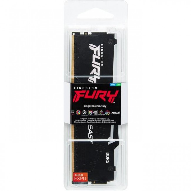 Kingston FURY 16 GB DDR5 6000 MHz Beast RGB EXPO (KF560C30BBEA-16)