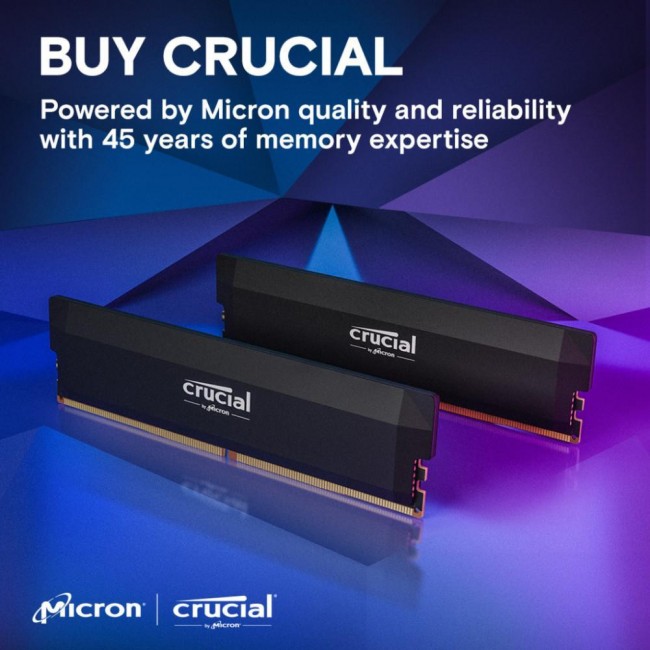 Crucial 16 GB DDR5 6000 MHz Pro Overclocking (CP16G60C36U5B)