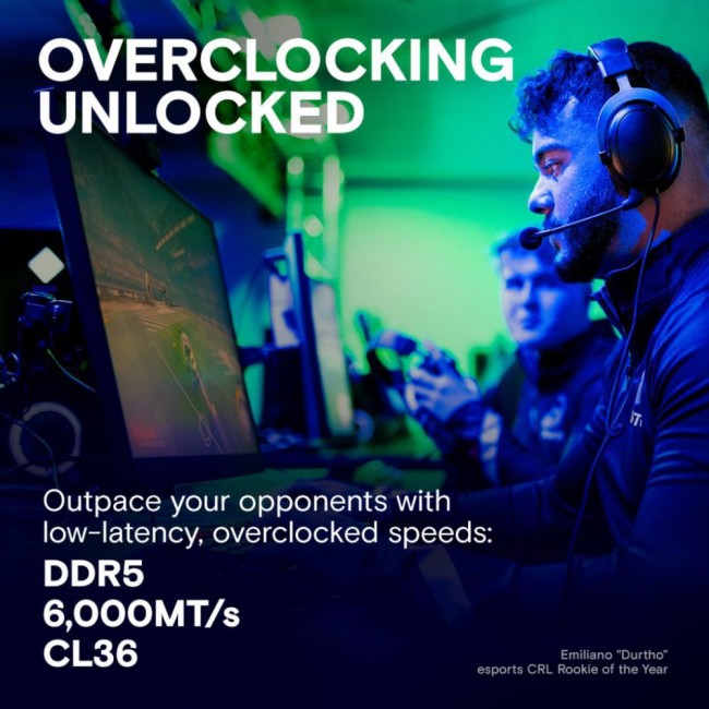Crucial 16 GB DDR5 6000 MHz Pro Overclocking (CP16G60C36U5B)