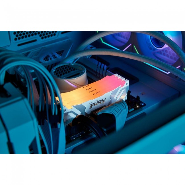 Kingston FURY 16 GB DDR5 7200 MHz Renegade Silver/White RGB (KF572C38RWA-16)