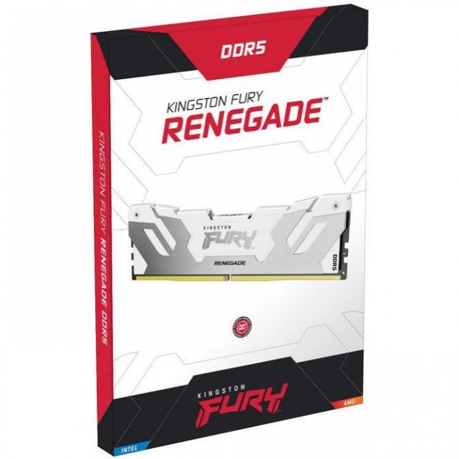 Kingston FURY 16 GB DDR5 7600 MHz Renegade White/Silver (KF576C38RW-16)