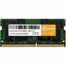 Оперативная память ATRIA 16 GB SO-DIMM DDR4 2666 MHz (UAT42666CL19SK1/16)