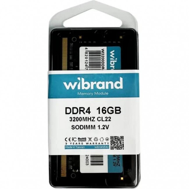 Wibrand 16 GB SO-DIMM DDR4 3200 MHz (WI3200DDR4S/16GB)
