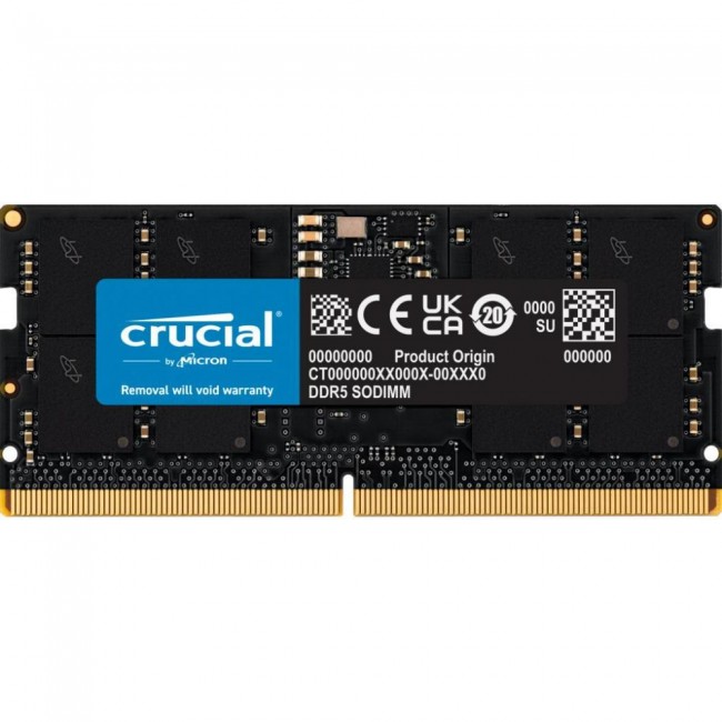 Crucial 16 GB SO-DIMM DDR5 4800 MHz (CT16G48C40S5)