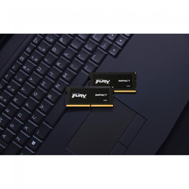 Оперативная память Kingston FURY 16 GB (2x8GB) SO-DIMM DDR5 4800 MHz Impact (KF548S38IBK2-16)