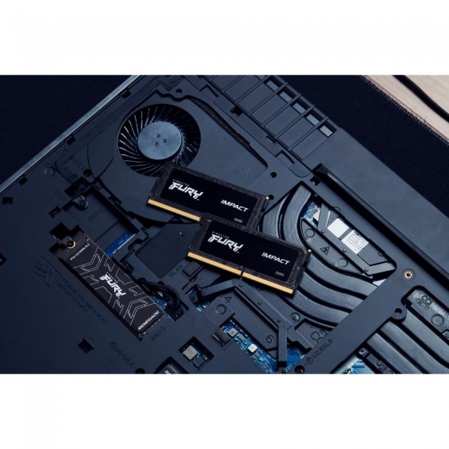 Оперативная память Kingston FURY 16 GB (2x8GB) SO-DIMM DDR5 4800 MHz Impact (KF548S38IBK2-16)