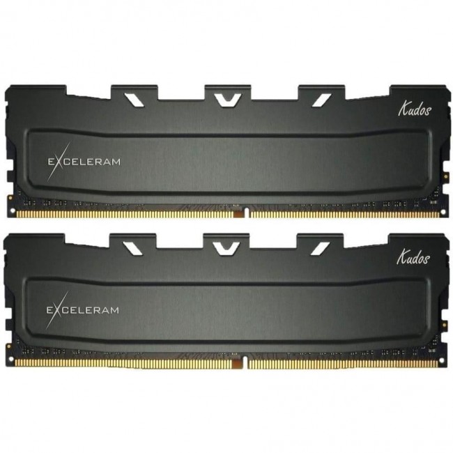 Оперативная память Exceleram 32 GB (2x16GB) DDR4 2666 MHz Kudos Black (EKBLACK4322619XD)