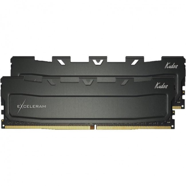 Оперативная память Exceleram 32 GB (2x16GB) DDR4 3200 MHz Black Kudos (EKBLACK43232162CD)