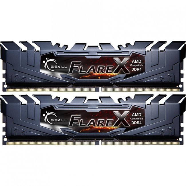 G.Skill 32 GB (2x16GB) DDR4 3200 MHz Flare X Black (F4-3200C16D-32GFX)