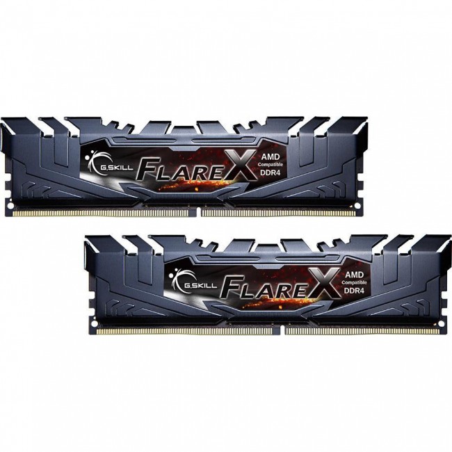 G.Skill 32 GB (2x16GB) DDR4 3200 MHz Flare X Black (F4-3200C16D-32GFX)