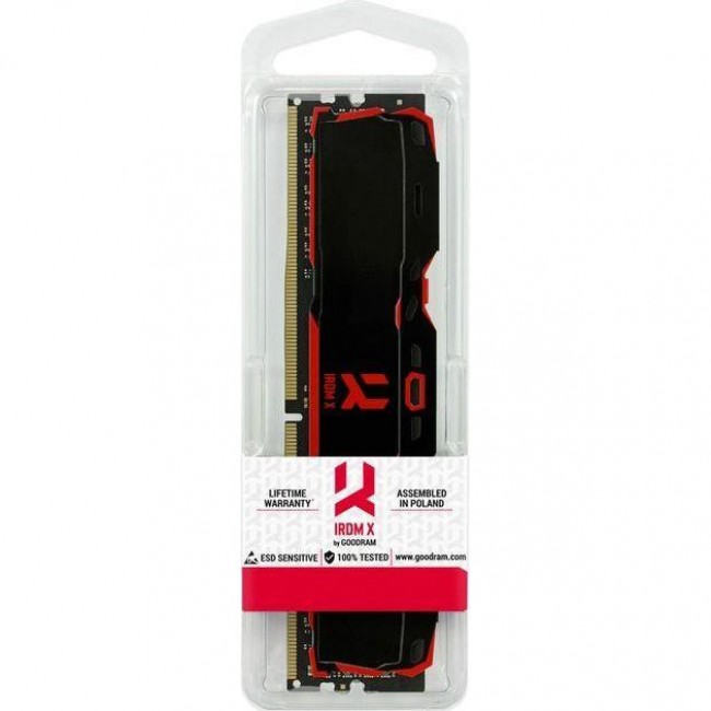 GOODRAM 32 GB (2x16GB) DDR4 3200 MHz IRDM X Black (IR-X3200D464L16A/32GDC)