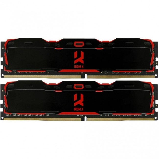 GOODRAM 32 GB (2x16GB) DDR4 3200 MHz IRDM X Black (IR-X3200D464L16A/32GDC)
