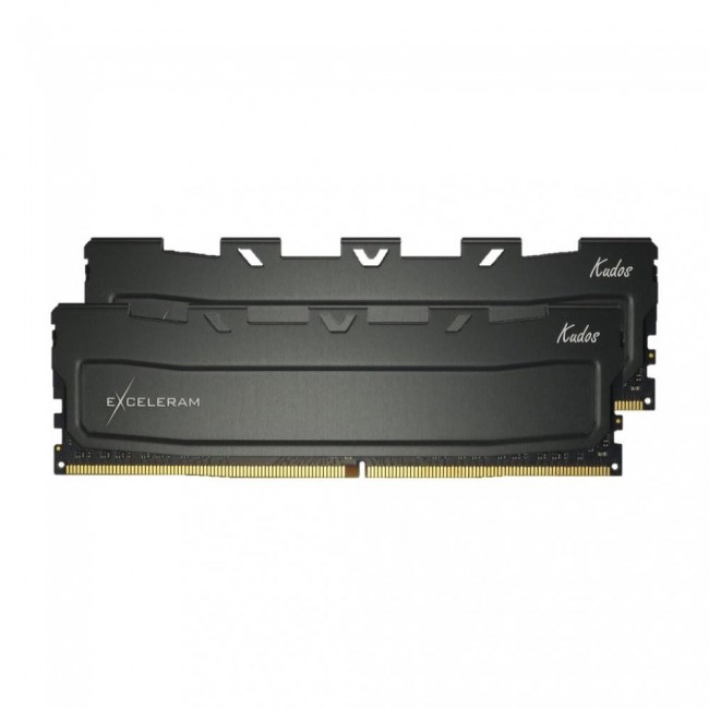 Оперативная память Exceleram 32 GB (2x16GB) DDR4 3200 MHz Kudos Black (EKBLACK4323216XD)