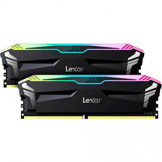 Lexar 32 GB (2x16GB) DDR4 3600 MHz Ares RGB Black (LD4BU016G-R3600GDLA)
