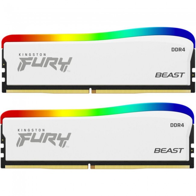 Kingston FURY 32 GB (2x16GB) DDR4 3600 MHz Beast RGB Special Edition White (KF436C18BWAK2/32)