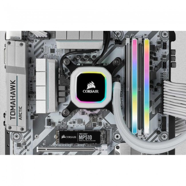 Corsair 32 GB (2x16GB) DDR4 3600 MHz Vengeance RGB Pro SL White (CMH32GX4M2D3600C18W)