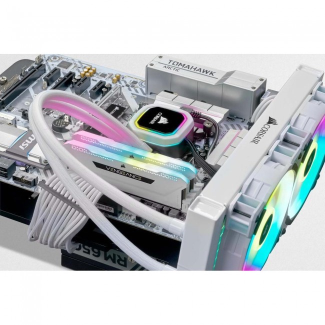 Corsair 32 GB (2x16GB) DDR4 3600 MHz Vengeance RGB Pro SL White (CMH32GX4M2D3600C18W)