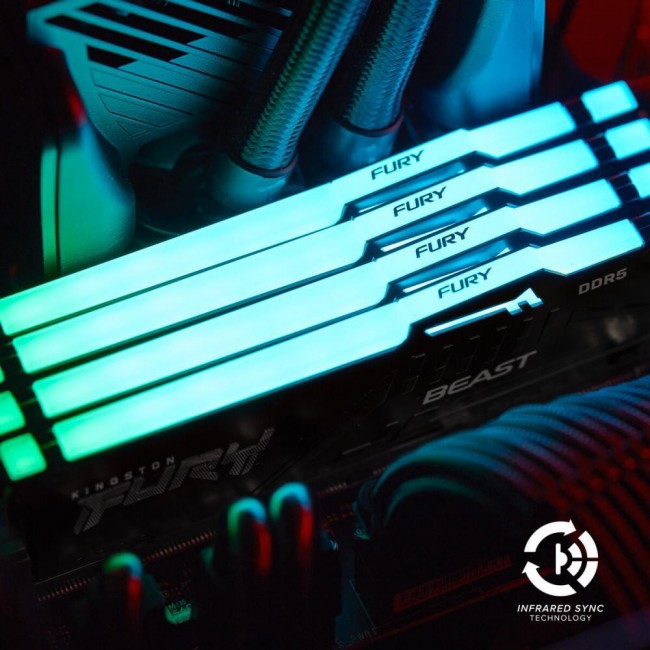 Kingston FURY 32 GB DDR5 5200 MHz Beast RGB EXPO (KF552C36BBEA-32)