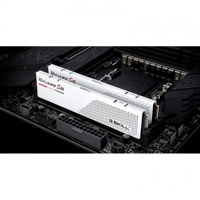 G.Skill 32 GB (2x16GB) DDR5 5200 MHz Ripjaws S5 White (F5-5200J4040A16GX2-RS5W)