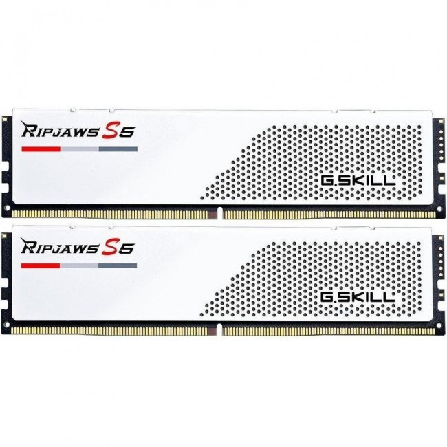 G.Skill 32 GB (2x16GB) DDR5 5200 MHz Ripjaws S5 White (F5-5200J4040A16GX2-RS5W)