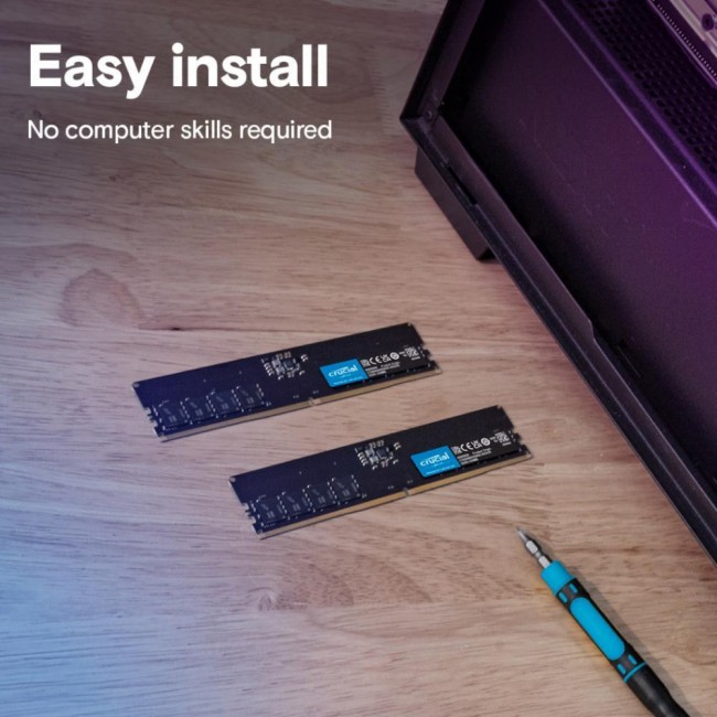 Crucial 32 GB DDR5 5600 MHz (CT32G56C46U5)