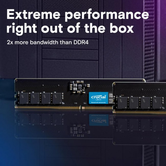 Crucial 32 GB DDR5 5600 MHz (CT32G56C46U5)