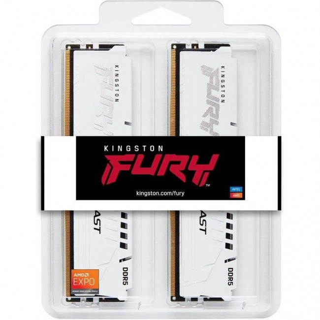Kingston FURY 32 GB DDR5 5600 MHz Beast White EXPO (KF556C36BWE-32)