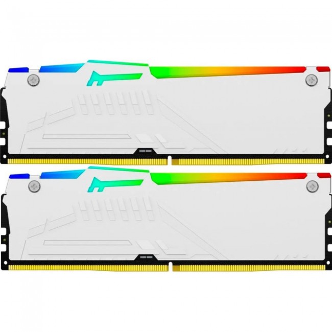 Kingston FURY 32 GB (2x16GB) DDR5 5600 MHz Beast RGB White (KF556C40BWAK2-32)