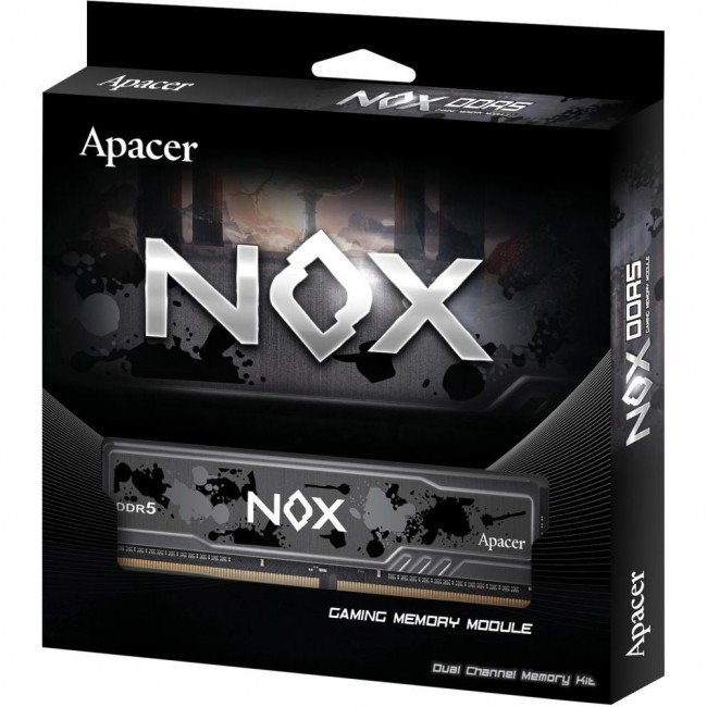 Apacer 32 GB (2x16GB) DDR5 5600 MHz Nox Black (AH5U32G56C522MBAA-2)