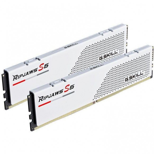 G.Skill 32 GB (2x16GB) DDR5 5600 MHz Ripjaws S5 Matte White (F5-5600J3036D16GX2-RS5W)