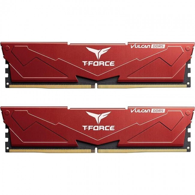 TEAM 32 GB (2x16GB) DDR5 6000MHz T-Force Vulcan Red (FLRD532G6000HC38GDC01)